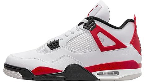 Jordan Air Jordan 4 Retro Red Cement gs 408452 161 Bianco