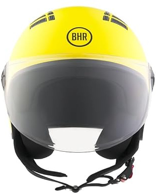 BHR Demi-Jet hjälm, FLOW 834, Skoterhjälm, sommar, matt gul, XL