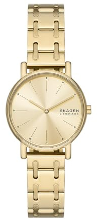Skagen Women's Watch Signatur Lille Two-Hand, Gold Stainless Steel, SKW3124