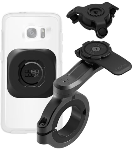 Quad Lock Motorcycle Handlebar Phone Mount PRO - Large Kit with Vibration Dampener and MAG Universal Adaptor
