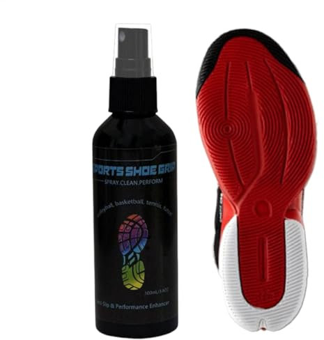 Spray impermeable para zapatos, 100 ml, tracción antideslizante – Soles Spray para baloncesto | Zapatillas Grippers Rejuvenator para béisbol, golf, voleibol, fútbol