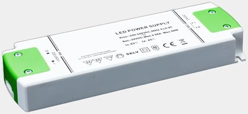 LED Netzteil Pro Slim (MECP-D) 24V DC, 2.08A, 50W Trafo Dimmbar mit MM Möbeleinbau, CE, Kurzschlussfe
