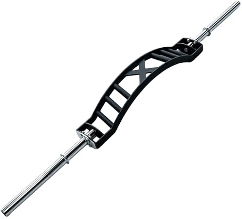 AHTAPFON Swiss Bar, Curved Barbell, Adjustable Anti-Slip Grips with 3 Positions and Angles, 50mm ØBarbell, Home Gym for Bench Presses, Rows, Curls, and High Pull-downs