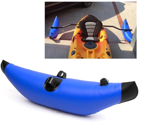 Dilwe Float di Industria di Kayak, di Stabilizzatore Gonfiabile in PVC per Ulteriore stabilità, Facile Inflazione, Grande Aggiunta al Kayak per la Vela, la Pesca, la Remella (Blue)