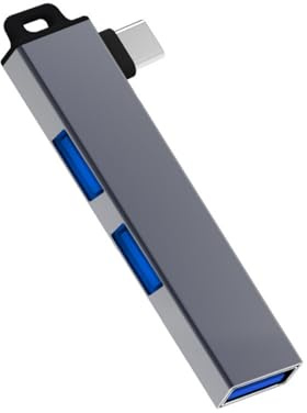 Compact USB 3.0 Hub Type C to 3 USB Hub Adapter USB Splitter 1 USB3.0 +2 USB 2.0 Port for Laptops and Tablets