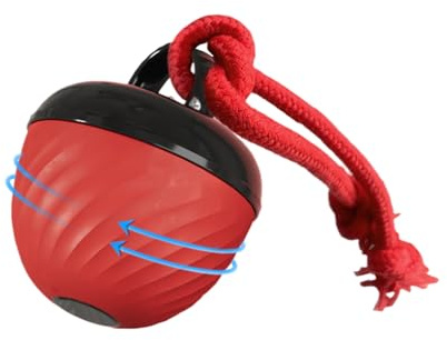 Pavsicgn Interaktives Hundespielzeug – Interaktiver Spielball Für Hunde, Moving Dog Ball Für Hunde, Hundeball Elektrisch Intelligentes Hundespielzeug Ball Mit Schnur