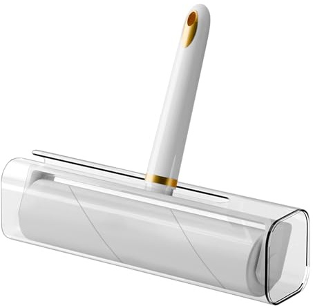 Upgrade Large Lint Roller for Pet Hair Removal Extra Sticky Surface with Cover for Clothes Couch Furniture (Lint Roller, Width:16cm)