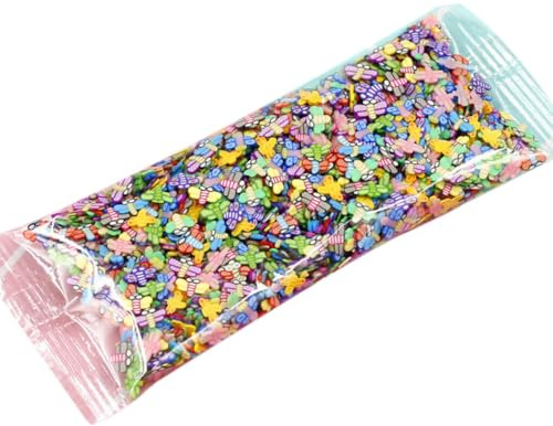 AMSLSIU 1000 Pezzi di Argilla Polimerica Fetta di Unghie DIY Crafting Adesivi Manicure Pedicure Unghie Decorazione Decorazione per Professionisti