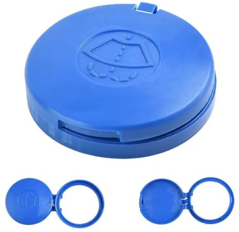 XENQITO 2 Pcs Tappo di Ricambio per Serbatoio dell’Acqua Tergicristalli, Tappo Vaschetta Tergicristallo, Tappo del Serbatoio del Liquido Lavavetri del Parabrezza Per Peugeot 206 207 306 C4 DS5