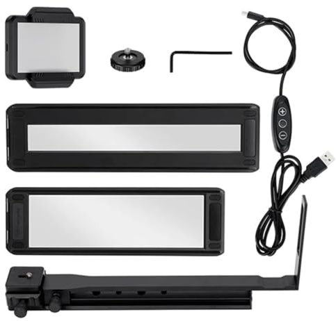 Scanner Portatile Per Pellicole, Kit Adattatore Digitalizzatore Per Pellicole Da 35 Mm E 120, Retroilluminazione A Led, Con Asta Di Regolazione Del Supporto, Per Copiare Negativi, Digitalizzare,