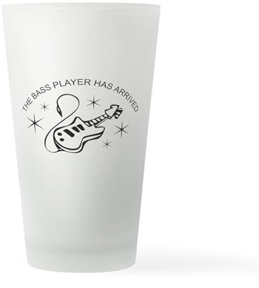 CafePress Bass Player Pint Glass, 16 oz. Drinking Glass