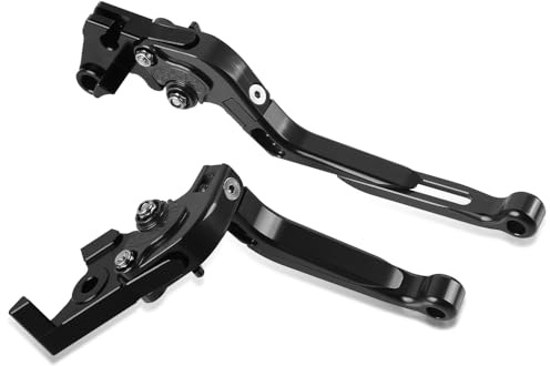 CNC Bremshebel Kupplungshebel Klappbar Ausziehbar Kupplung Bremshebel-Set Für GTS 300 250 125 S125 S150 Grantuiismo 125 200 Schwarz