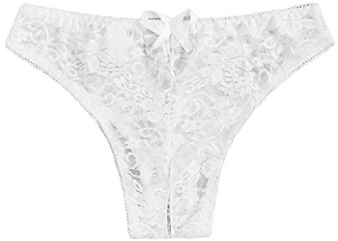 Fulidngzg String Tanga Damen Spitze Sexy Overt Erotisch Unterwäsche Hipster Bikini Nahtlose Slips Frauen Dessous Unterhosen Offen Ouvert Große Größen Höschen