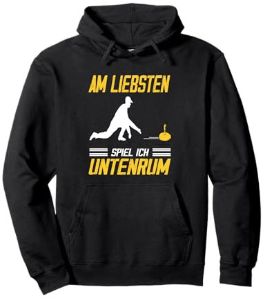 Eisstock Eistockschießen Stockschütze Pullover Hoodie