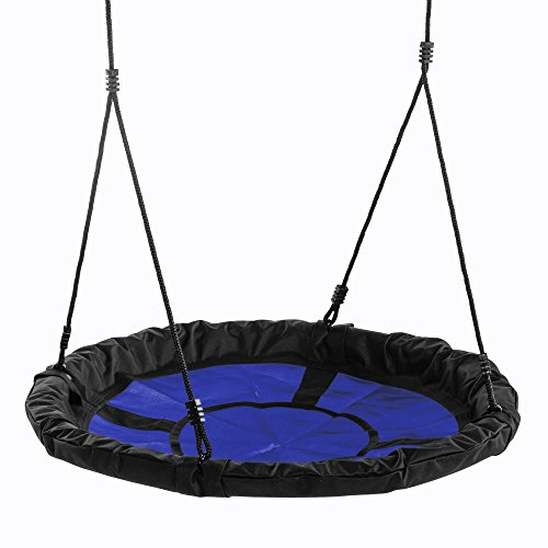 WICKEY Doppelte Schaukelfreude mit der Nestschaukel Swibee - Wasserdicht, verstellbare Seillänge, für 2 Kinder - Kinderschaukel - Spaß und Sicherheit im Freien