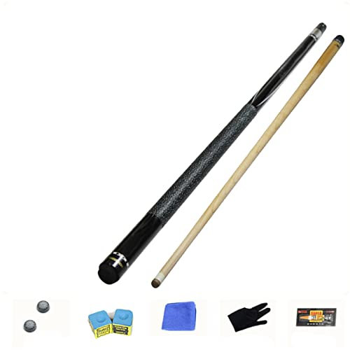 Billard Queue 56 Zoll 21 Unzen Snooker Queue,1/2 Jointed Billardqueue Handgemachtes Ahorn Set 11,5 Mm Spitze Sehr Geeignet für Jugendliche/Einsteiger,Single Shot,11.5MM