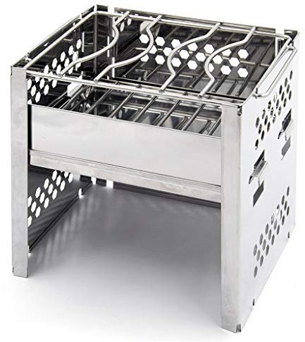 Cadre de Barbecue en acier inoxydable cadre de Barbecue pliant plate-forme de combustion extérieure réchaud de Barbecue à gaz réchaud de Camping à charbon de bois