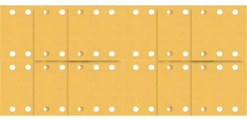 Bosch Professional 10x Schleifpapier-Sets Expert C470 mit 6 Löchern (für Hartholz, Farbe auf Holz, 115x140 mm, Körnung 40/60/80/120/180, Zubehör Schwingschleifer) (Packung mit 2)
