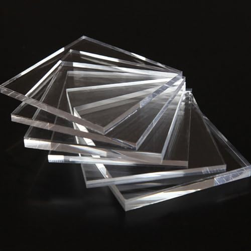 AtHaus® Acrylglas PLEXIGLAS® - Laser-Zuschnitt nach Maß - 2–10 mm Stärke - Glatt polierte Kanten - Glasklare, UV-beständige Kunststoffplatte - Individuelle Größen (10 mm, 1000 x 700 mm)