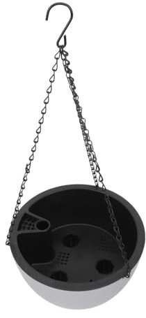 POPETPOP 1ensemble Hanging Flower Pot Autonome avec Indicateur De Eau Pot Suspendu Plastique pour Chlorophytum pour Intérieur Et Balcon