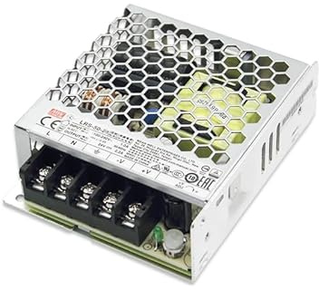 Alimentazione elettrica di commutazione LRS 50W, uscita singola AC/DC LRS-50-5 10A Trasformatore del driver di alimentazione per stampante 3D, progetto di computer, luce di striscia LED, CCTV, ecc.