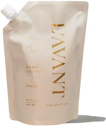 L'AVANT Collective Fresh Linen Luxury Hand Lotion Refill Pack, High Performance Moisturising Hand Cream for Dry and Cracked Hands