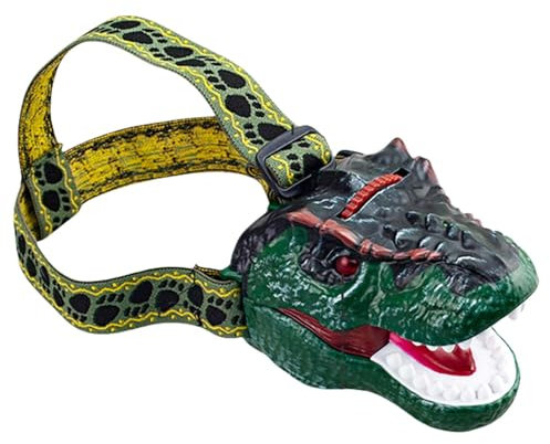 Dinosaur Headlamp Projector, Night Light Projector Toy Kids Adjustable Headband Headlamp, Early Education Animal Projector Toy for Boys and Girls for Study Room, Living Room