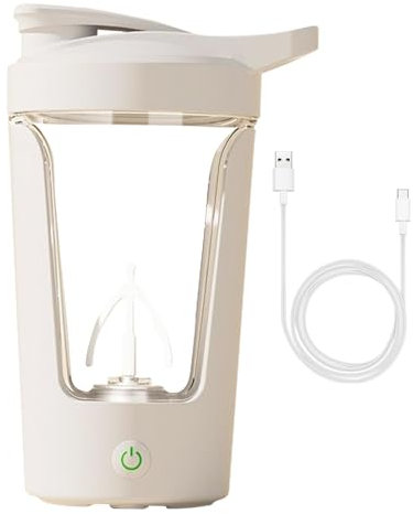 Bouteille shaker protéinée - Bol mélangeur de poudre de protéines | Shaker électrique à protéines | Shaker pour shakes protéinés | Gobelet mélangeur efficace et anti-fuite pour Fitnes