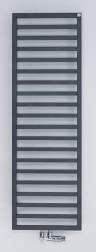 Zehnder Design-Heizkörper Quaro QA-100-030, 971x30x300, ZQ100130B300000, Heizkörper: Schwarz RAL 9005