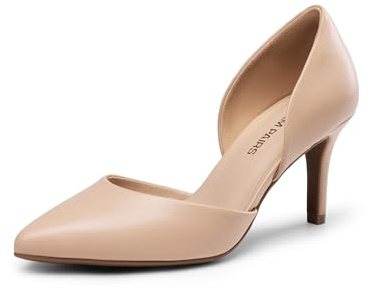 DREAM PAIRS Escarpins Femme Pointu Talon | Chaussures Femme Talon Élégantes Chaussure à Talonet Classique