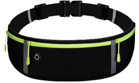 Ceinture Running Homme et Femme, Sac Banane Étanche de Course a Pied, Ceinture Running Ajustable avec Bande Réfléchissante, pour Hommes Et Femmes, Sac Course a Pied pour Tous Les Telephones