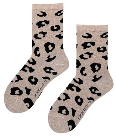 Hudson Damen Fancy Leo Animal Print Kniestrumpf (1er Pack)