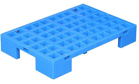 Palets Plastico Palet Impermeable para Suelo Almohadilla de Almacenamiento de Rejilla Transpirable Palet Plastico con Elevación para Suelos Almacenes Supermercados(50x30x10cm)