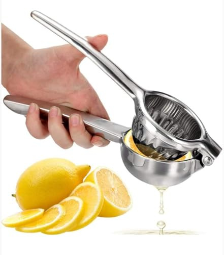 Exprimidor Manual De Limón, Exprimidor De Cítricos De Metal Sólido, Exprimido De Lima A Mano De Ingeniería Resistente para La Cocina Casera