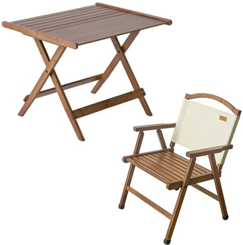 Tavolo pieghevole in legno per esterni, portatile, per barbecue, campeggio, cucina, tavolo da pranzo per giardino, balcone, viaggi, spiaggia