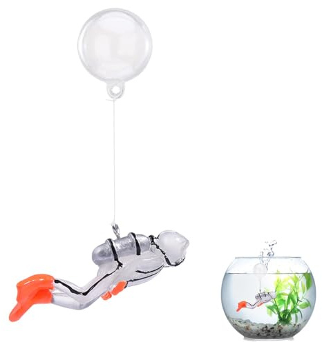 Décoration flottante pour aquarium - Glow-in-The-Dark Fish Tank Décoration petit | Décoration de réservoir sous-marin - Petite boule flottante