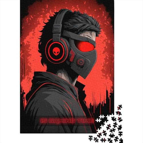 1000-teiliges Hacker-Kreativ-Quadrat-Puzzle für Erwachsene, Papierpuzzle-Spielzeug, intellektuelles Spiel, 38 x 26 cm / 1000 Teile