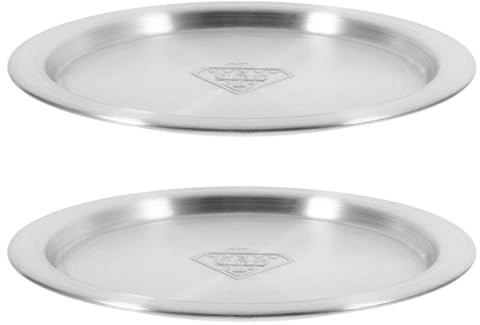 Edelstahl Topfdeckel 2 Stück-pack Silber für Kochen | Topfdeckel 14cm, Universeller Kochtopfdeckel, Kochtopf Zubehör für Dampfgaren