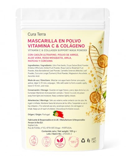 Pro-kollagen ansiktsmask i pulver | 100 g