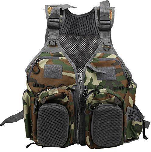 Gilet da viaggio da pesca con giacca multifunzionale per esterni con tasche