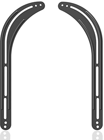 suptek Universal Soundbar Brackets, Sound Bar Speaker Mount for 32”-70” TV, Fits Most Soundbar at Rear up to 15KG, Mounting Above or Below TV SBR201