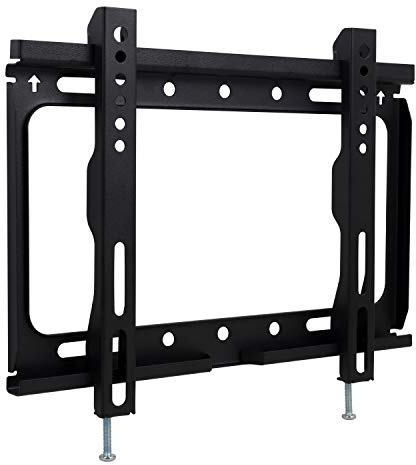 Fixed TV Wall Mount Bracket by Philips for Most 17-55 Inch LED LCD OLED HDTV Plasma Flat Screen TVs and Monitors with Max VESA 200x200mm up to 55lbs, Lockable Safety Bar, SQM3221/27