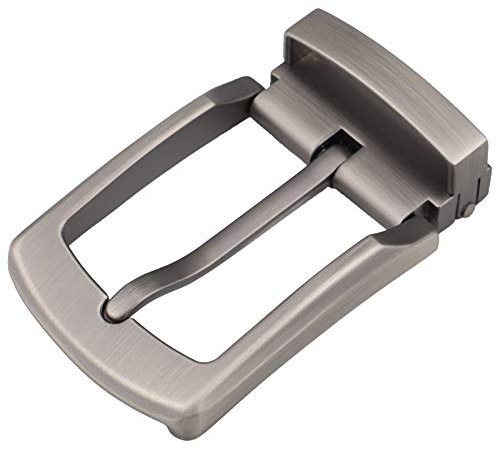 McFanBe Fibbia di Ricambio da 1,37 Pollici (32-35 mm) in Lega con Fibbia Quadrata a un polo (Grigio04)