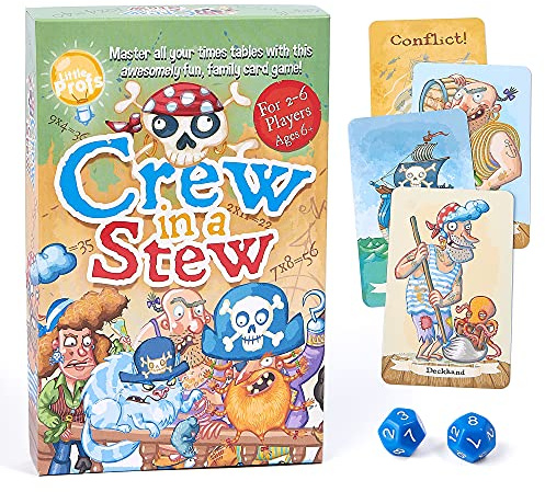 Little Profs Crew in a Stew Times Tables Maths Game for Kids Age 6, 7, 8, 9 + Years Olds. Practise & Learn KS2 Educational Year 3, 4 & 5 Multiplication Tables