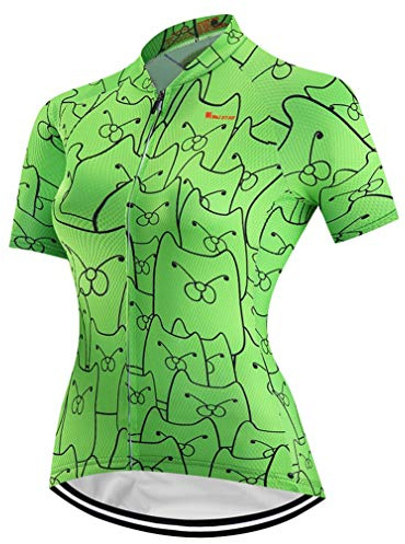 Fahrradtrikot Damen Kurzarm MTB Tops T-Shirt Fahrrad Outdoor Bike Kleidung