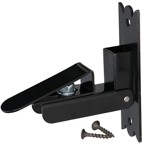 KOTARBAU® Fensterladenhalter Schwarz Funktionale Lösung für Verschiedene Situationen Selbstschließend Klappladenhalter Tür-Feststeller