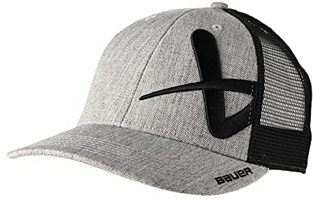 Bauer Cap Core Snapback Eishockey grau