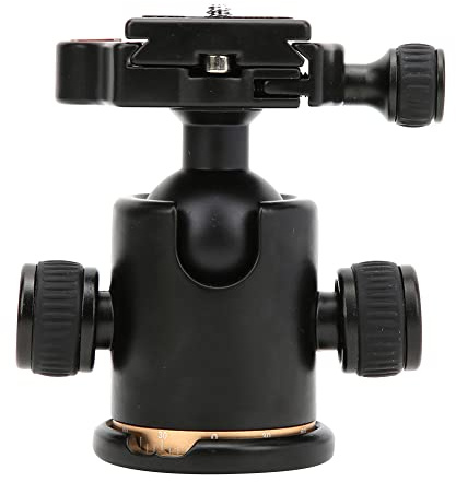 BK-03 Aluminiumlegierung Dämpfung Universal-Stativ-Kugelkopf mit Wasserwaage für DSLR-Kamera