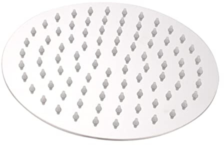Cabezal de Alta Redondo de Inoxidable de Acero Ultrafino Presión | Acabado Plata, Estilo Moderno, Resistencia a Altas Temperaturas, Instalación Sencilla
