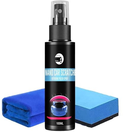 Spray nano per riparazione graffi auto da 100 ml, spray 3 in 1 per rivestimento rapido per auto ad alta protezione, lucidatura rapida con cera (1PCS)